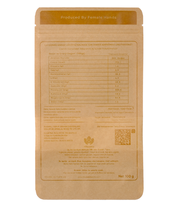 Ananas Kurusu 100 Gr.