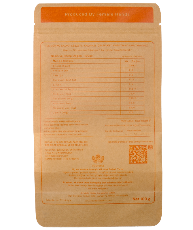 Mango Kurusu  Doğal 100 Gr.